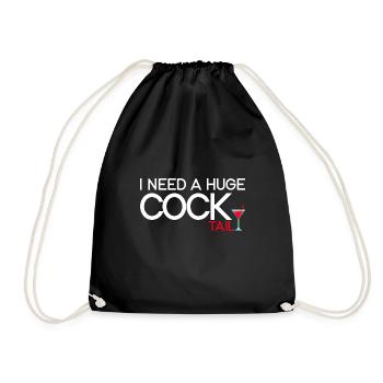 J’ai besoin d’un énorme cocktail 2 - Sac de sport léger - noir - Devant