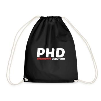 Survivant du candidat au doctorat 11 - Sac de sport léger - noir - Devant
