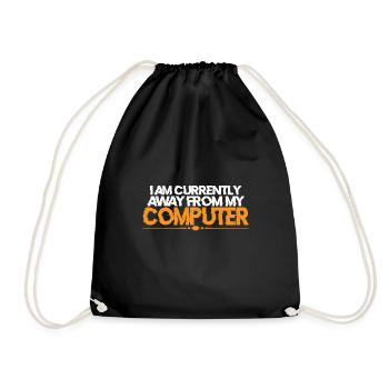 Je suis actuellement absent de mon ordinateur 3 - Sac de sport léger - noir - Devant