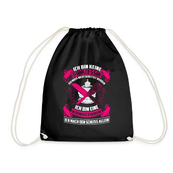 Pastry Chef - Princess - Drawstring Bag - black - Front