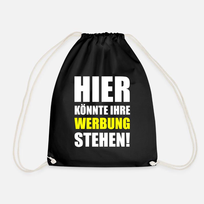 lustiger witziger Spruch Sprüche Geschenk - Turnbeutel - Schwarz