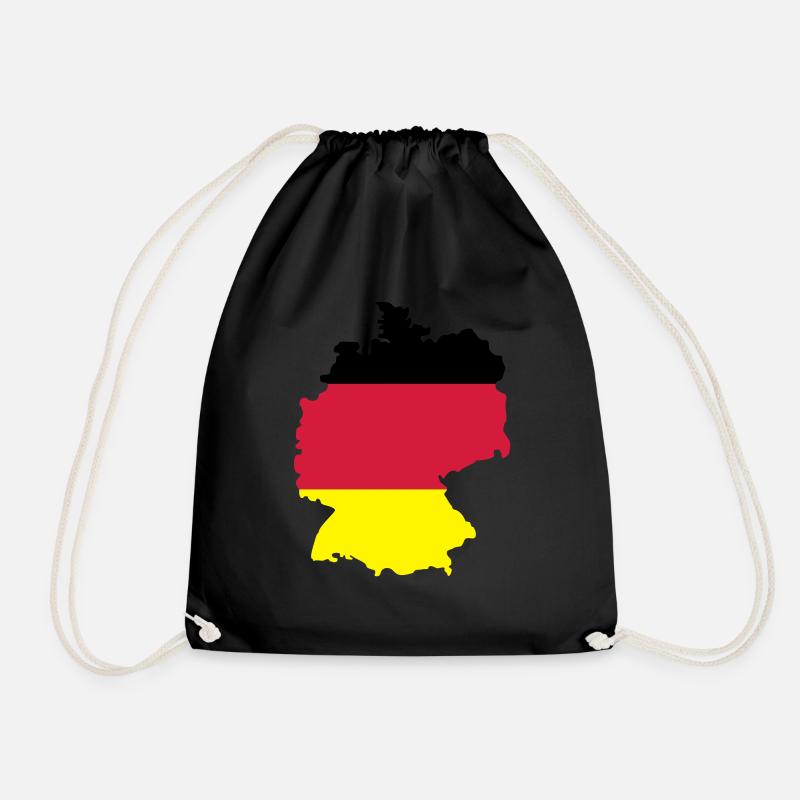 Deutschland - Turnbeutel - Schwarz