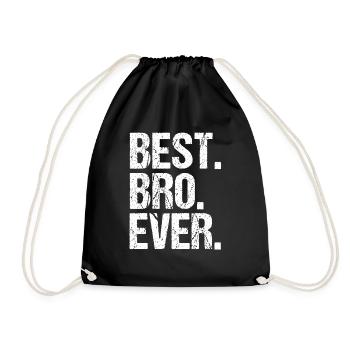 Best Bro Ever - Turnbeutel - Schwarz - Vorne