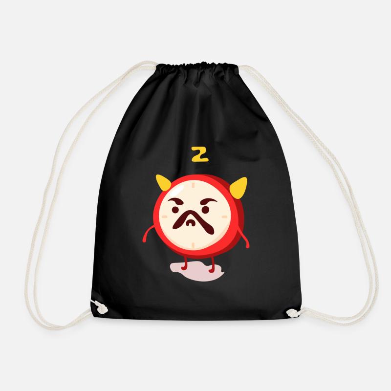 Wake Up - Drawstring Bag - black