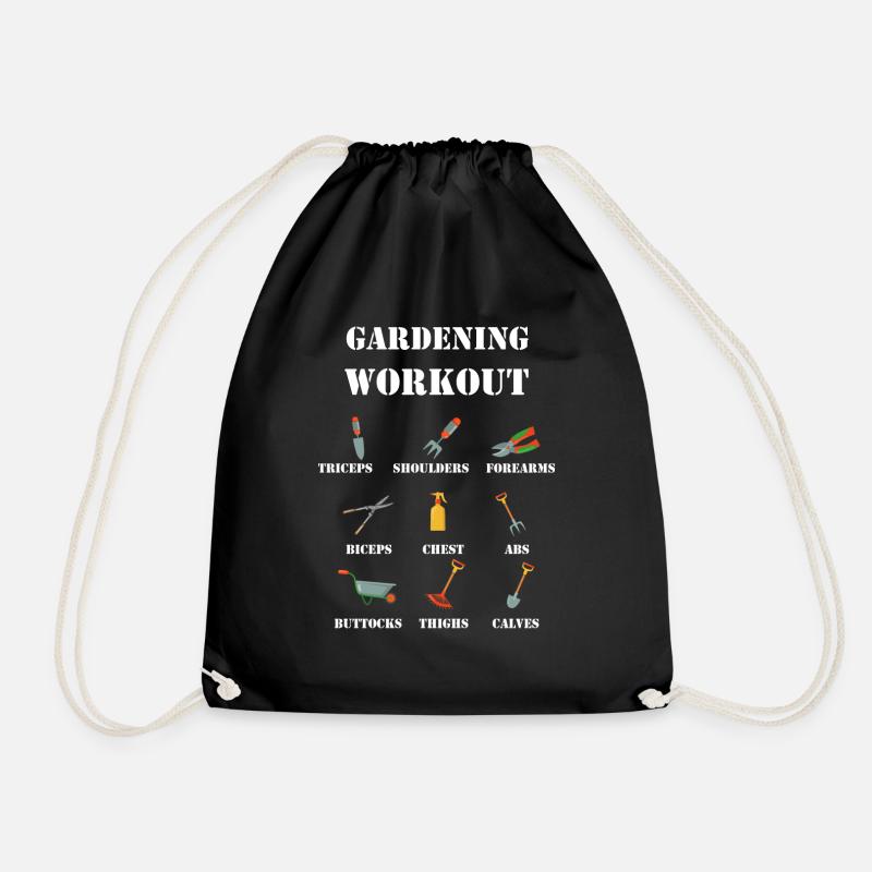 Gardening Workout Gartenarbeit Gärtner Gärtnern - Turnbeutel - Schwarz
