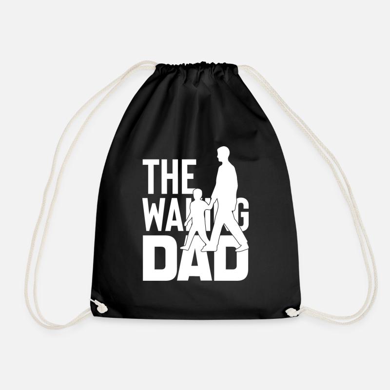 The Walking Dad - Turnbeutel - Schwarz