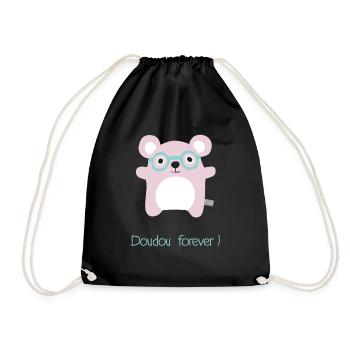 Doudou für immer - Turnbeutel - Schwarz - Vorne