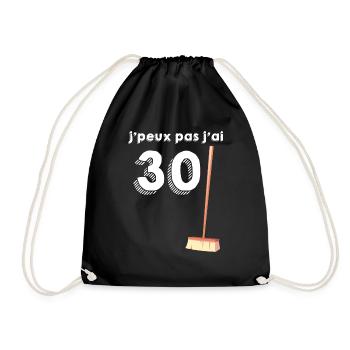 30 balais Anniversaire 30 Ans Homme Et Femme - Sac de sport léger - noir - Devant