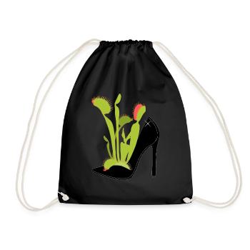 Piège à mouches de Vénus - Sac de sport léger - noir - Devant