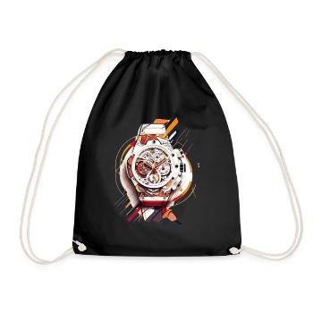 Les collectionneurs de montres aiment les vieux chronographes comme montres - Sac de sport léger - noir - Devant