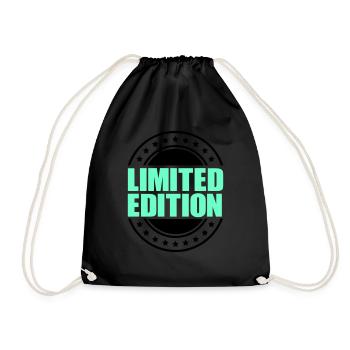 Limited Edition - Drawstring Bag - black - Front