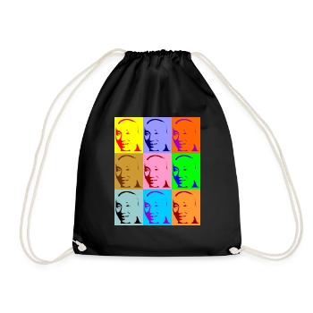 Yip Man / Ip Man Pop Art Design - Drawstring Bag - black - Front