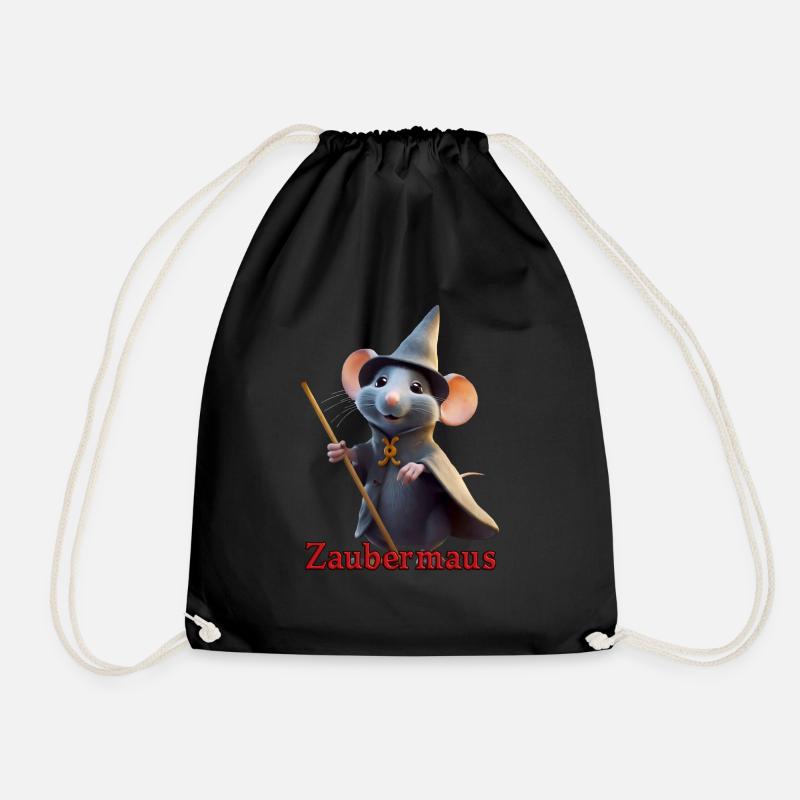 Zaubermaus - Turnbeutel - Schwarz