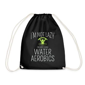 Aquagym Fitness aquatique Aqua Exercice - Sac de sport léger - noir - Devant
