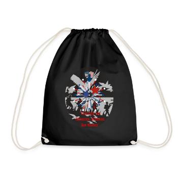 Veterans, veterans, armistice. - Drawstring Bag - black - Front