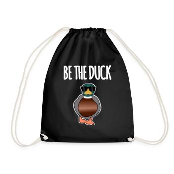 Soyez le canard - Sac de sport léger - noir - Devant