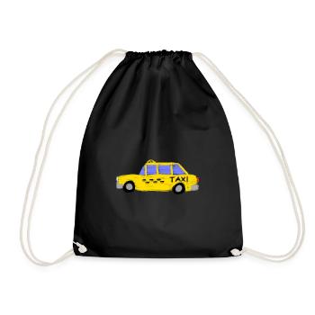 Taxi - Drawstring Bag - black - Front