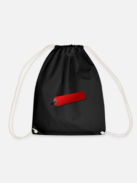 Firecracker - Turnbeutel - Schwarz