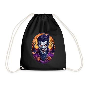 Gruseliges Halloween-party-kostüm Vampir - Sac de sport léger - noir - Devant