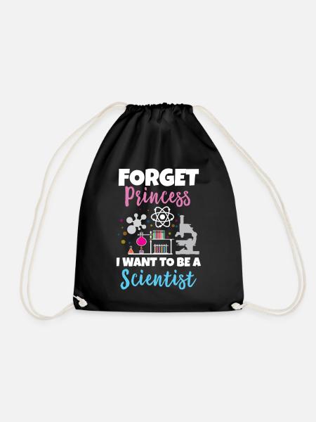 Scientist - Drawstring Bag - black