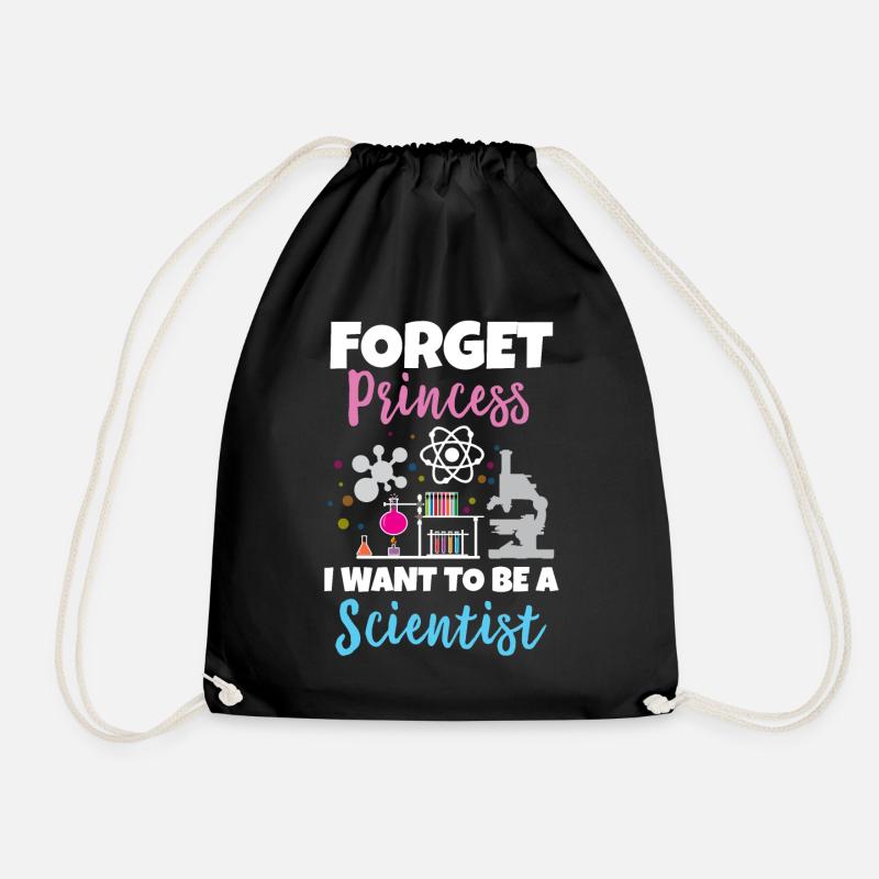 Scientist - Drawstring Bag - black
