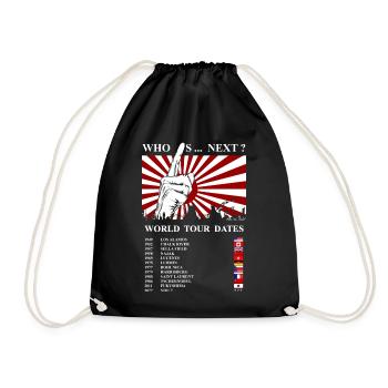 Fukushima , Anti,Atomkraft Nein Danke , Kernkraft - Turnbeutel - Schwarz - Vorne