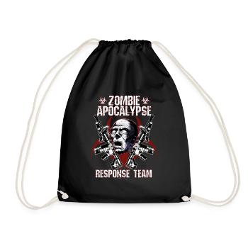 Zombie Apocalypse Response Team - Turnbeutel - Schwarz - Vorne