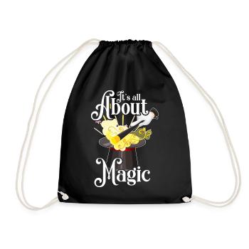 Wizard Spells Spell Magic World - Drawstring Bag - black - Front