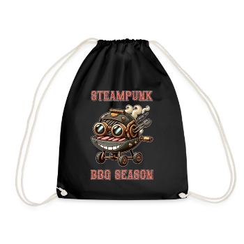 Steampunk BBQ Season 1 - Turnbeutel - Schwarz - Vorne