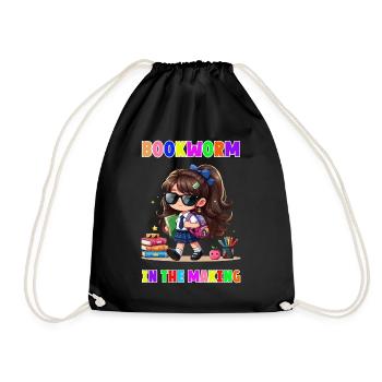 Rat de bibliothèque en fabrication - Sac de sport léger - noir - Devant