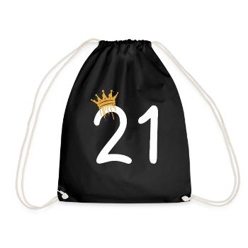 21 - Sac de sport léger - noir - Devant