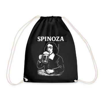 Philosophe de la bière Spinoza - Sac de sport léger - noir - Devant