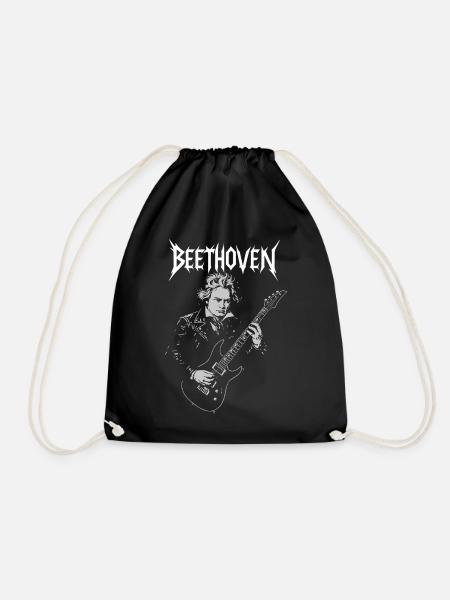 Beethoven Guitar Hero - Turnbeutel - Schwarz