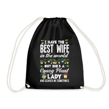 Garden & Plant Lovers Gifts - Drawstring Bag - black - Front