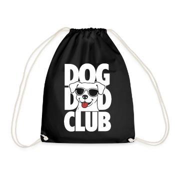 Club Dog Dad Club Drôle de Dog Lover Design - Sac de sport léger - noir - Devant