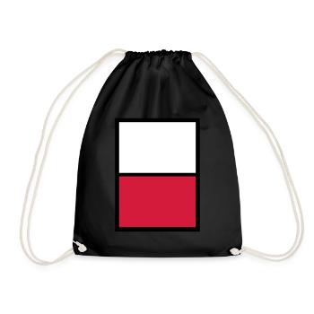 Pologne Pologne Polska T-Shirt Polska Cadeaux - Sac de sport léger - noir - Devant