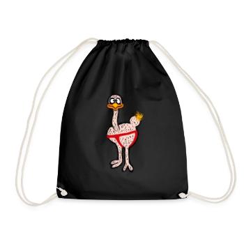 Naked cock - Drawstring Bag - black - Front
