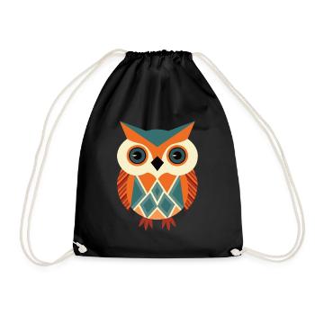 Hibou - Sac de sport léger - noir - Devant