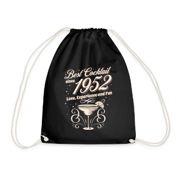 Meilleur Cocktail Depuis 1952 70 Ans Anniversaire - Sac de sport léger - noir - Devant