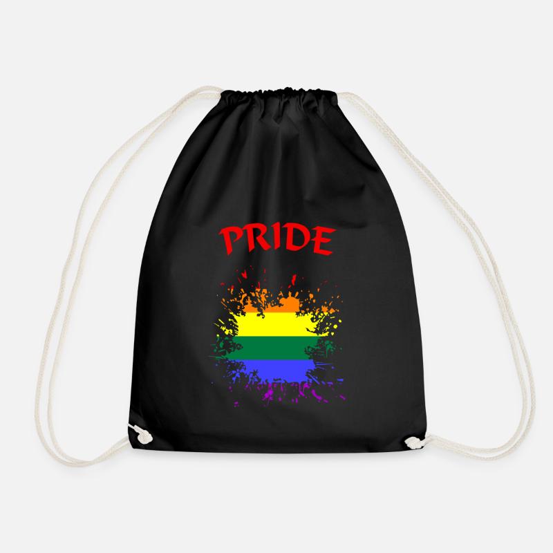 LGBTQ Pride - Turnbeutel - Schwarz