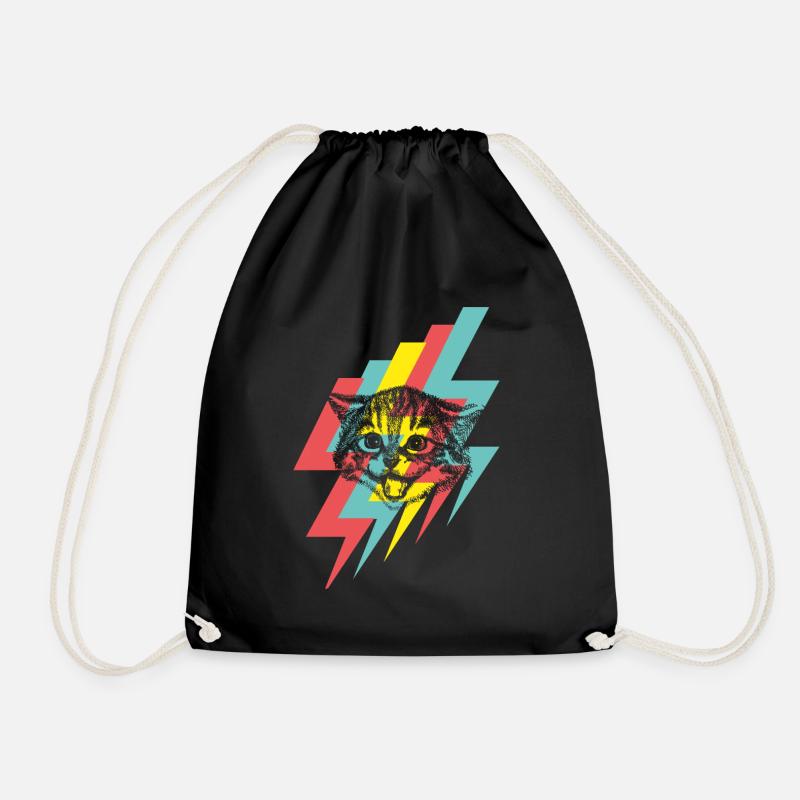 chat - Sac de sport léger - noir