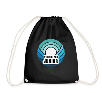 Verputzer Junior Nachfolger Sohn Kind Junge - Turnbeutel - Schwarz - Vorne