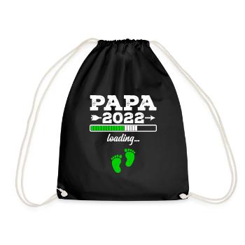 Meilleur papa 2022 Chargement de l'annonce de papa Grand-père fier - Sac de sport léger - noir - Devant