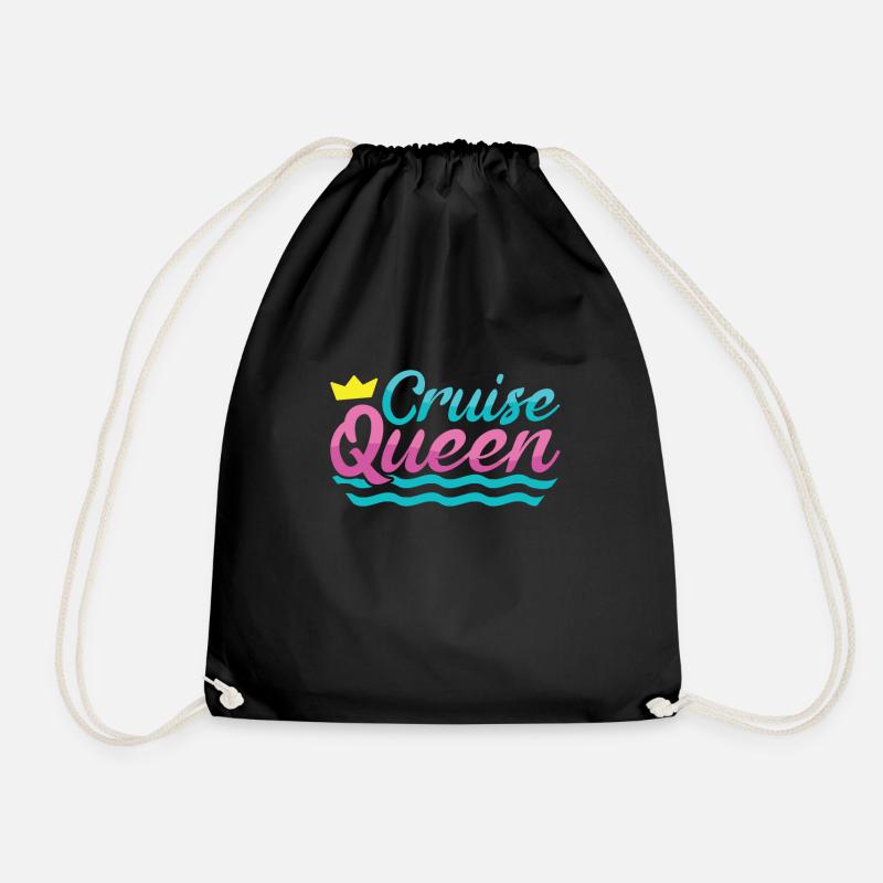 Kreuzfahrt Queen - Turnbeutel - Schwarz