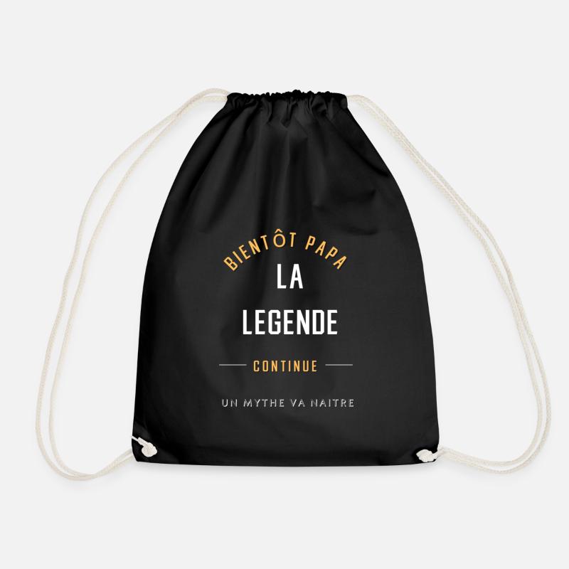 Futur papa - Sac de sport léger - noir