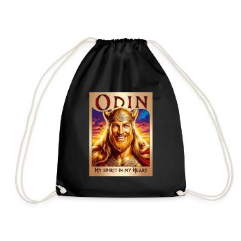 Odin. - Turnbeutel - Schwarz - Vorne