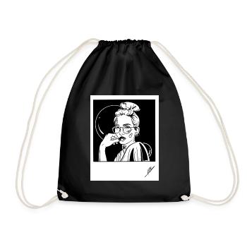 Memories - Drawstring Bag - black - Front