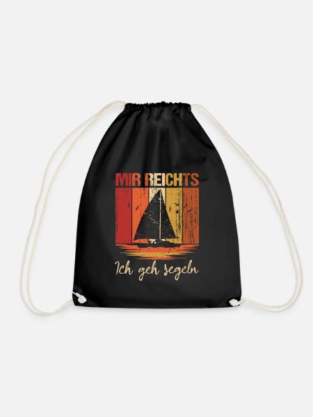 Mir reichts Ich geh Segeln. Segelboot Segel Segler - Sportstaske - sort