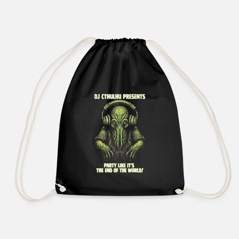 DJ Cthulhu präsentiert - Turnbeutel - Schwarz