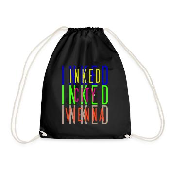 Inked City Vienna tattoo Wien - Drawstring Bag - black - Front